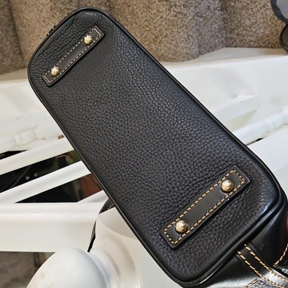 Dooney & Bourke Black Leather Tote - Picture 6 of 14